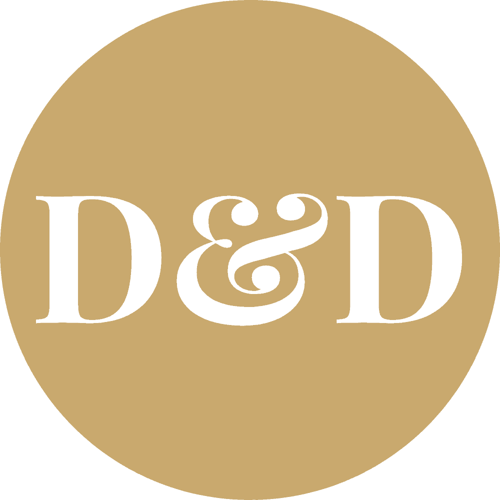 D&D monogram logo for Deborah & David's Luxe Couples Retreat testimonial