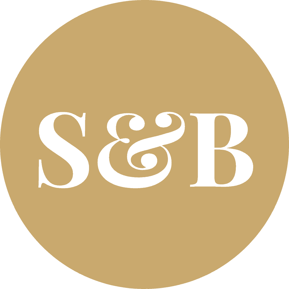S&B monogram logo for Sergio and Beatriz's Luxe Couples Retreat testimonial